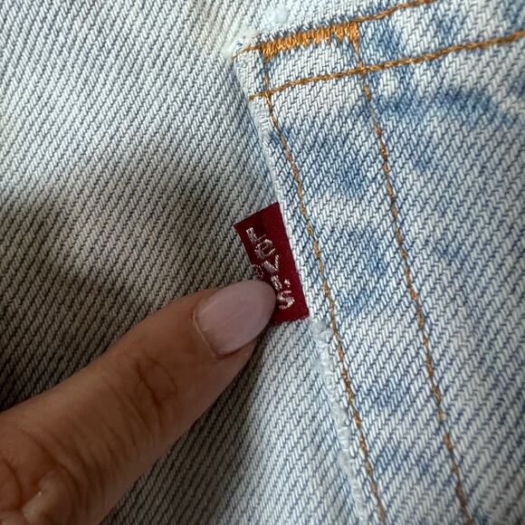 ✨Levi’s Relaxed Straight Leg Jeans Men’s 42x30 Light Wash Vtg 2002 - Picture 15 of 15